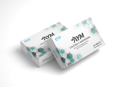 🦴 Calcium & Magnesium - 30 Капсули
