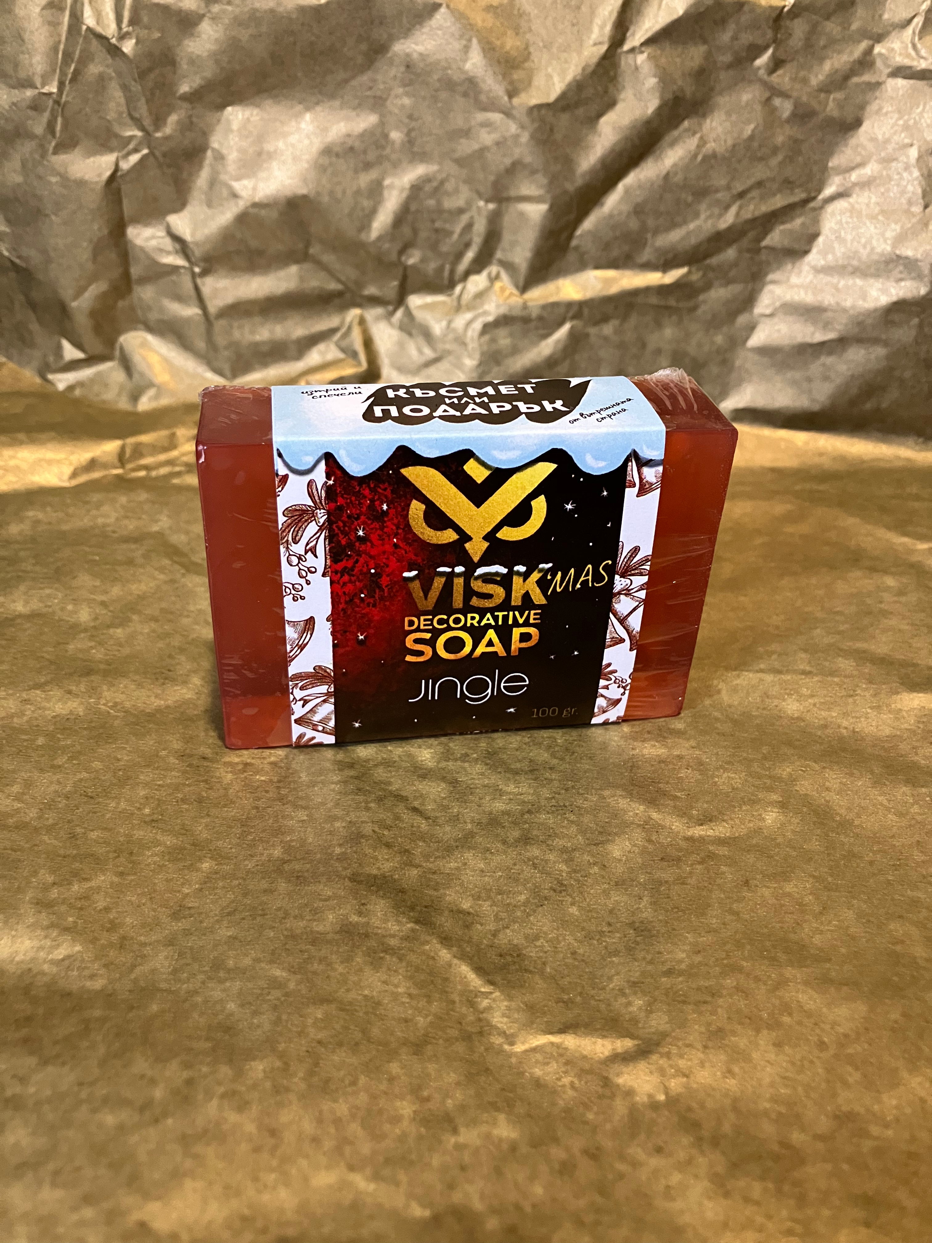 🎄 ViSK’mas JINGLE – Коледен глицеринов сапун със скреч късмет или подарък