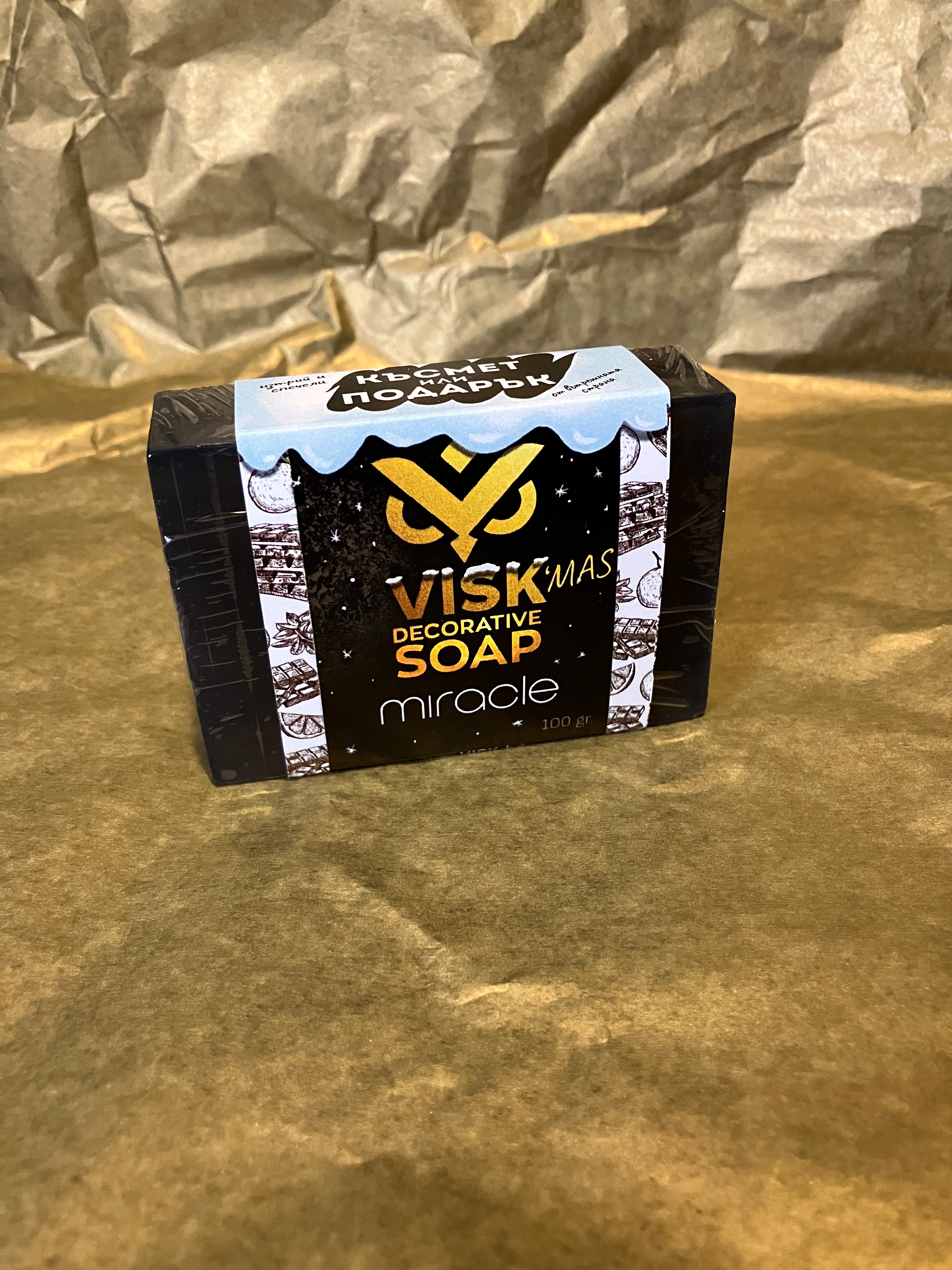 🎄 ViSK’mas MIRACLE – Коледен глицеринов сапун със скреч късмет или подарък